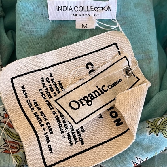 Emerson Fry India Collection Frances Dress in Tuesday Flowers, Size Medium, NWT - Picture 6 of 12